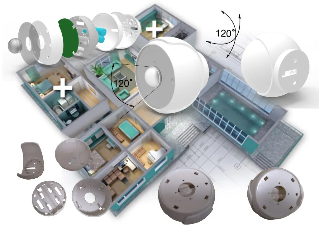 Smart home housing components and product assembly developed through injection molding engineering